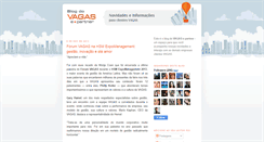 Desktop Screenshot of novidades.vagas.com.br