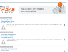 Tablet Screenshot of novidades.vagas.com.br